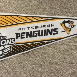 Pittsburgh Penguins 2016 Stanley Cup Champions NHL Felt Pennant